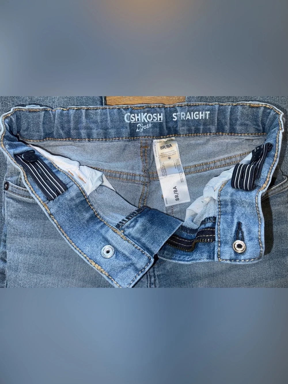 Size 8- Kids Denim and khaki pants